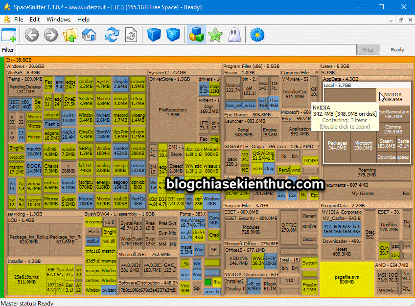 cach-su-dung-phan-mem-spacesniffer